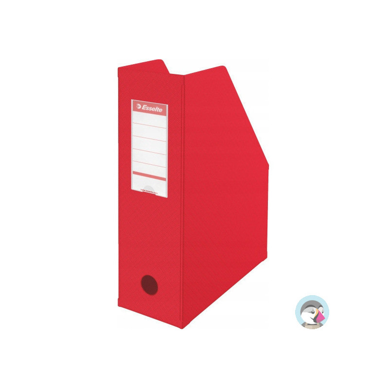 Pojemnik składany A4 100mm czerwony ESSELTE PVC 56073