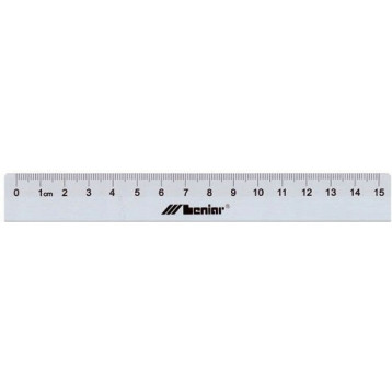 Linijka metalowa 15cm 30403 LENIAR Linijka metalowa 15cm 30403 LENIAR