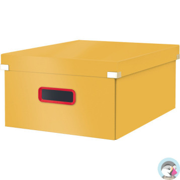 Pudełko do przechowywania Leitz Click&Store Cosy duże żółte 53490019