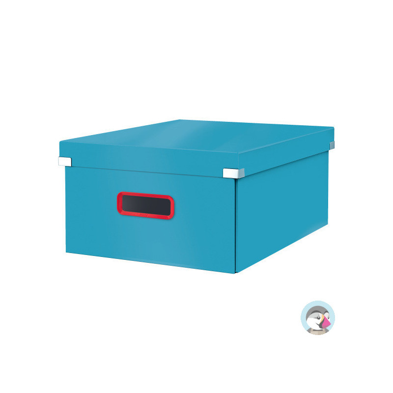 Pudełko do przechowywania Leitz Click&Store Cosy duże niebieskie 53490061