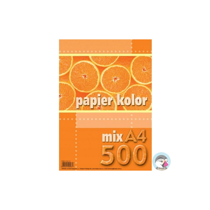 Papier ksero A4 80g KRESKA 500ark mix