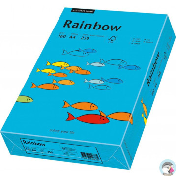 Papier ksero A4 160g RAINBOW R87 niebieski 250ark 88042747