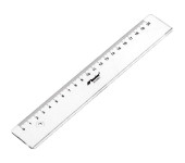 Linijka przezroczysta 20cm 20501 LENIAR