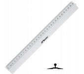 Linijka z uchwytem 20cm 30286 LENIAR