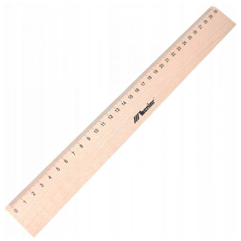 Linijka drewniana 30cm 30062 LENIAR