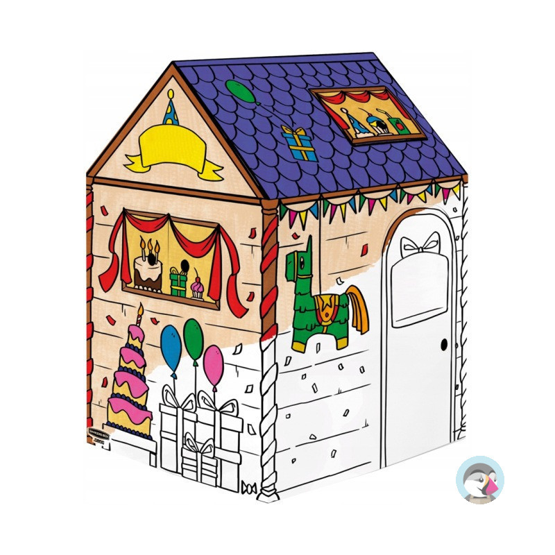 Domek do kolorowania URODZINY XL 100142505 FELLOWES