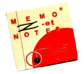 Bloczek samoprzylepny Z-NOTES 75x75mm żółty MEMO