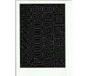 CYFRY samoprzylepne 4cm (8) czerwone ARTDRUK