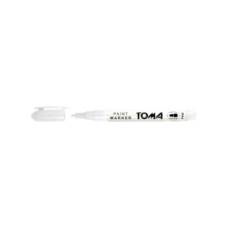 Marker olejowy F biały 1.5mm TO-441 TOMA