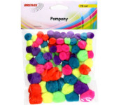 Pompony neonowe 78 sztuk POM03 BREWIS