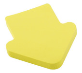 Bloczek samoprzylepny 75x75mm strzałka 100k żołty 110512 D.RECT