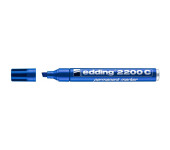 Marker pernamentny 2200/003 ścięty niebieski EDDING