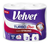 Ręcznik papierowy VELVET TURBO Duo (2 sztuki)