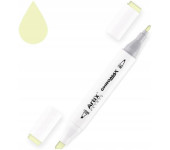 Marker alkoholowy dwustronny PEARL WHITE PP915-109 ARTIX