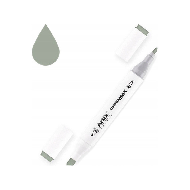 Marker alkoholowy dwustronny SZARY CG4 PP915-112 ARTIX