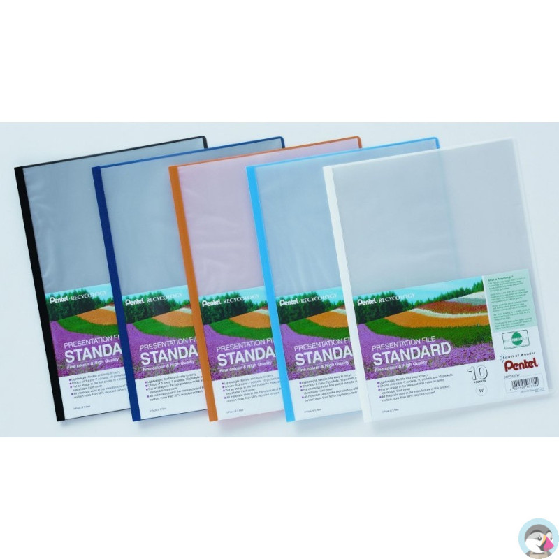 Skoroszyt prezentacyjny STANDARD 10k czarny DCP2410A PENTEL
