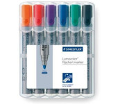 Marker Lumocolor 6 kolorów FLIPCHART 356- WP6 STAEDTLER