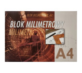 Blok milimetrowy A4 20k KRESKA