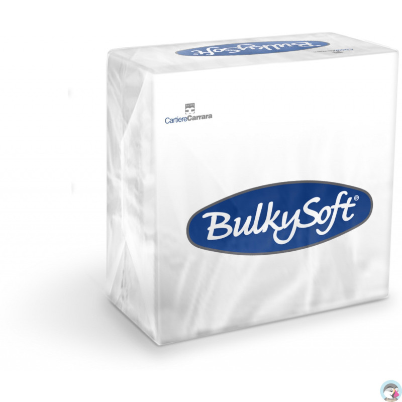 Serwetki BULKYSOFT 33x33mm 2warstwy (100szt) białe  32980