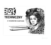 Blok techniczny A3 10k z czarnymi kartkami KRESKA