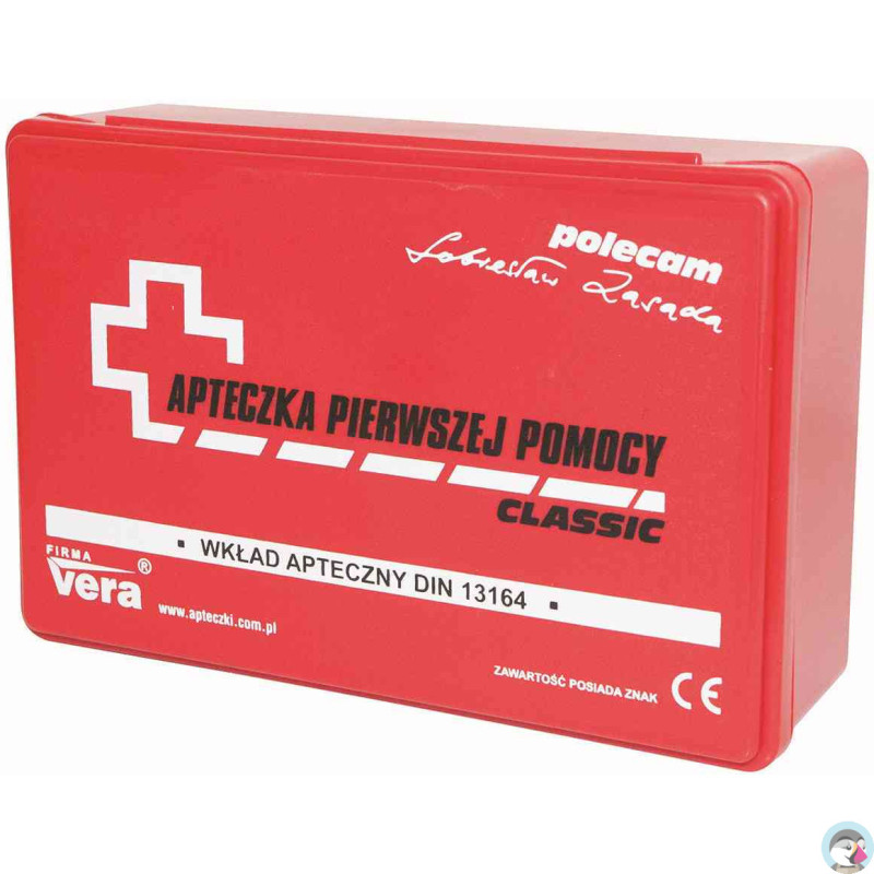 Apteczka pierwszej pomocy VERA DIN13164 w pudełku
