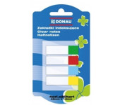 Zakładki indeksujące PP 12x45mm 4x20kartek 7568001PL-99 DONAU
