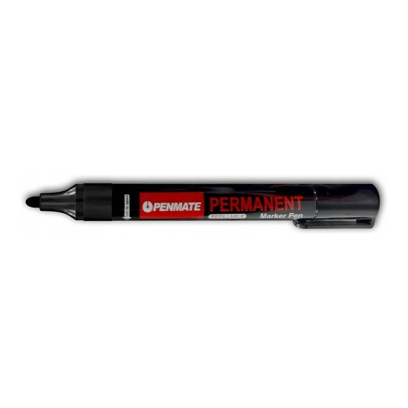 Marker permanentny czarny okrągły TT8610 PENMATE