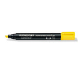 Marker 350-1 żółty STAEDTLER LUMOCOLOR permamentny ścięty