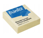 Karteczki samoprzylepne bloczek 50x50mm 240 kartek żółty 400086400 BANTEX