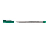 Marker nopermanent OHP zielony F 0,6mm 151463 FABER CASTELL