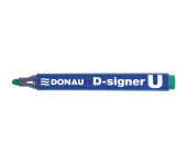 Marker permanentny D-SIGNER U zielony okrągła koncówka 2-4mm 7371001-06PL DONAU