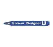 Marker permanentny D-SIGNER U niebieski okrągła koncówka 2-4mm 7371001-10PL DONAU