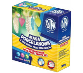 Masa porcelanowa + 3 kolory farb perłowych zestaw 336118018 ASTRA