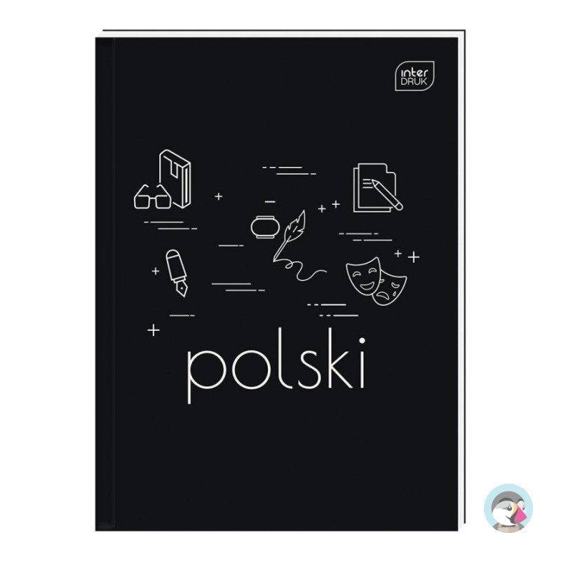 Brulion A5 80k linia 70g Język Polski INTERDRUK