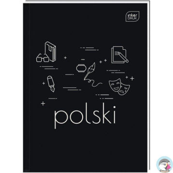 Brulion A5 80k linia 70g Język Polski INTERDRUK