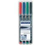 Foliopis permanentny S313 WP4 etui 4szt. LUMOCOLOR STAEDTLER S313WP4