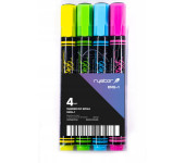 Marker kredowy do szkła RMG-1/CDPG 4szt. etui 463-227 RYSTOR