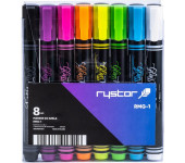 Marker kredowy do szkła RMG-1/ 8sztuk etui 463-800 RYSTOR