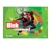 Blok rysunkowy kolorowy A4 30k PREMIUM KRESKA