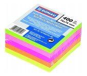 Bloczek samoprzylepny 76x76mm 400k neonowy 5 kolorów DONAU 7574001PL-99