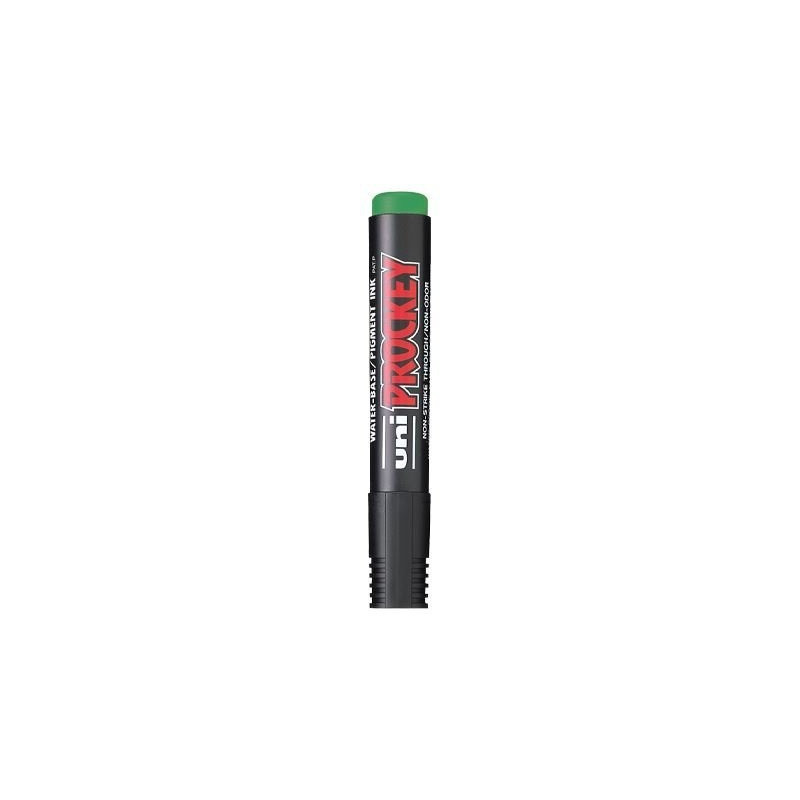 Marker permanentny UNI PM-122 okrągły zielony PROCKEY