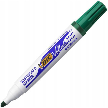Marker VELLEDA 1701 suchościeralny zielony BIC ECO okrągła końcówka 904940 Marker VELLEDA 1701 suchościeralny zielony BIC ECO okrągła końcówka 904940