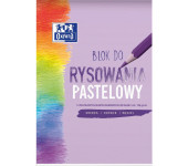 Blok rysunkowy szkolny A4 pastelowy 10 kartek 100g 400166081 OXFORD
