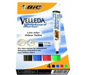 Marker BIC ECO VELLEDA 1751 suchościeralny mix 4 kolorów 904950