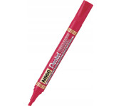 Marker permanentny N860 czerwony ścięta końcówka PENTEL