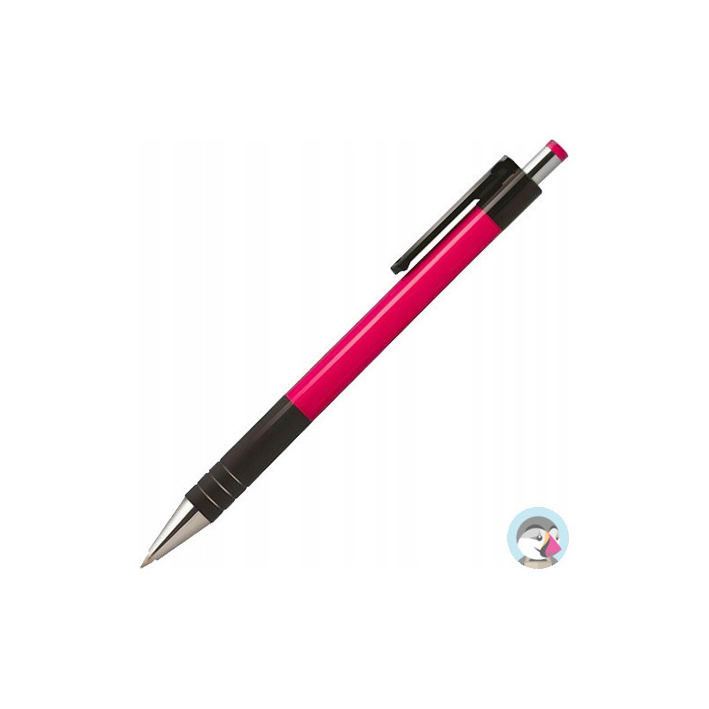Długopis niebieski 0,7mm obudowa różowa KD940-NR TETIS