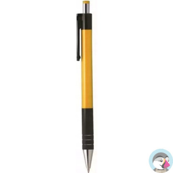 Długopis niebieski 0,7mm obudowa żółta KD940-NY TETIS