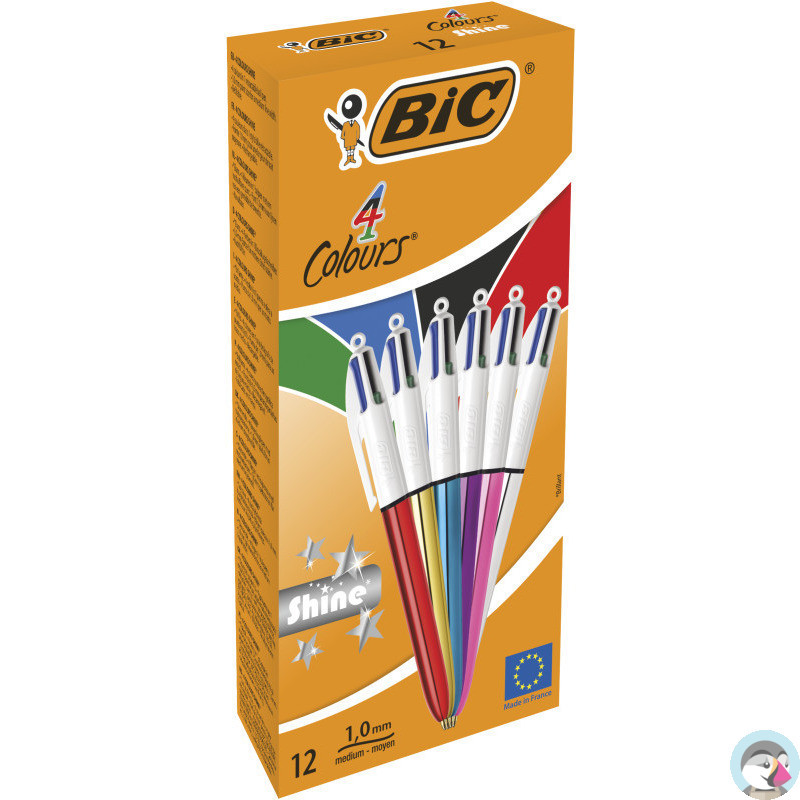 Długopis 4 COLOURS mix SHINE (12szt.) 964775 BIC