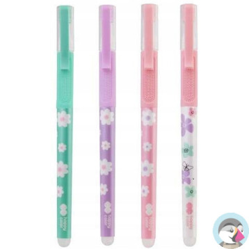 Długopis wymazywalny Pearl Flower 0.5mm niebieski HA 4120 01PF-3 HAPPY COLOR