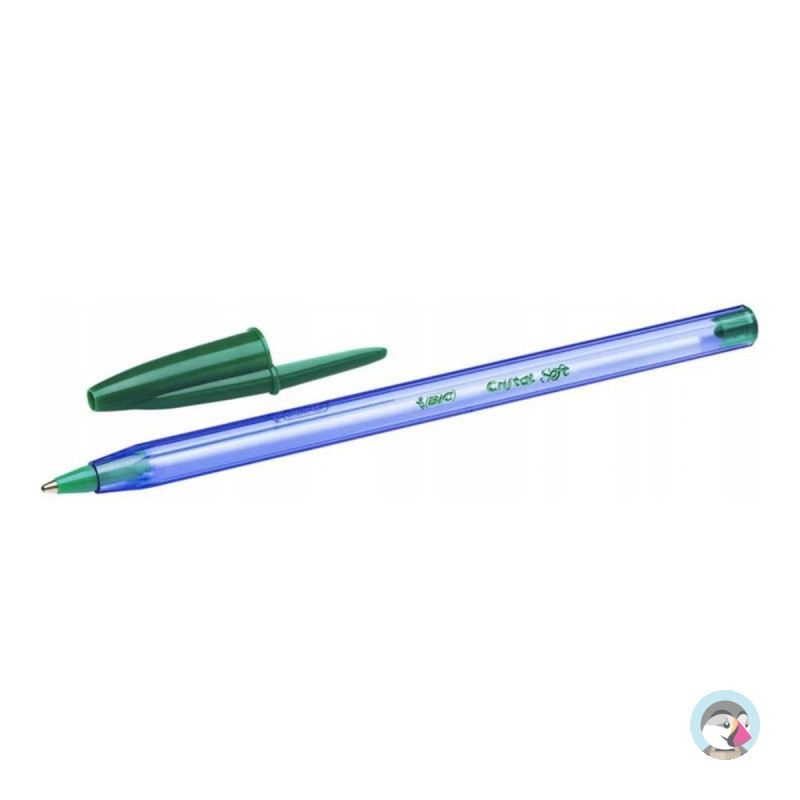 Długopis CRISTAL SOFT zielony 9212191 BIC